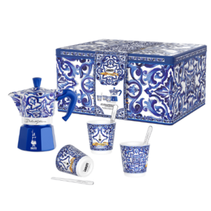 SET MOKA 3 XIC/3 COPOS ESPR/3 MIST D&G BLUE MEDITERRANEO