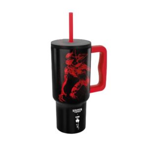COPO INOX COM CANUDO E TAMPA 900 ML STRANGER THINGS