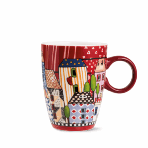 MUG 430 ML VERMELHA PAESE MIO