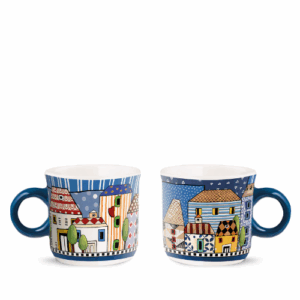 SET 2 XIC ESPRESSO 90 ML AZUL PAESE MIO