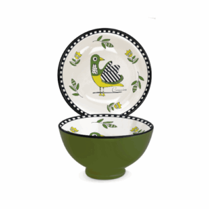 BOWL COM PE 11,5 CM VERDE COCORICO