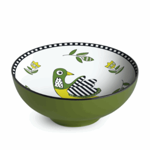 BOWL COM PE 20,5 CM VERDE COCORICO
