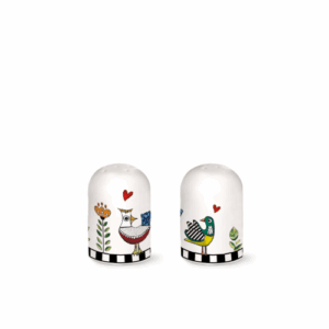 SET SALEIRO/PIMENTEIRO 4X6 CM COCORICO