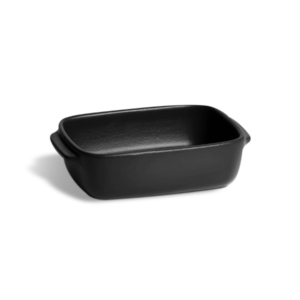 TRAVESSA RETANGULAR 18X12 CM 0,6 L BASALTO SOLO