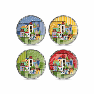 SET 4 PRATOS 19 CM PAESE MIO