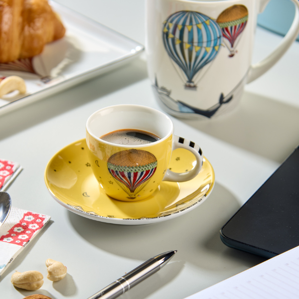 SET 2 XIC ESPRESSO 100 ML AMARELO GIRAMONDO - Imagem 2